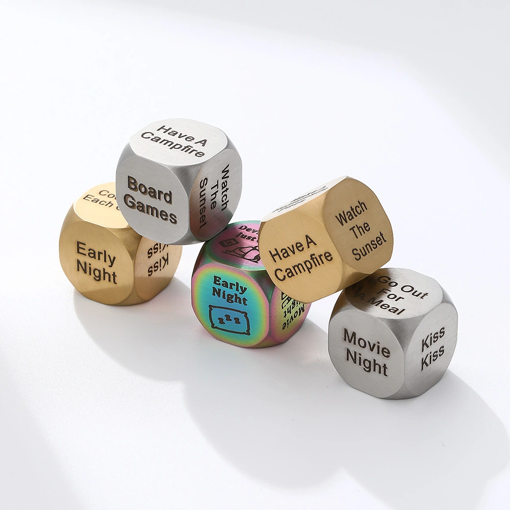 Movie Night Tangled Disease Gospel Valentine's Day Dating Stainless Steel Decision Dice