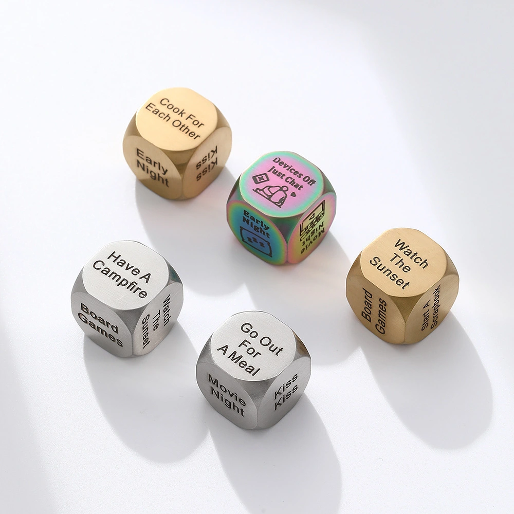 Movie Night Tangled Disease Gospel Valentine's Day Dating Stainless Steel Decision Dice