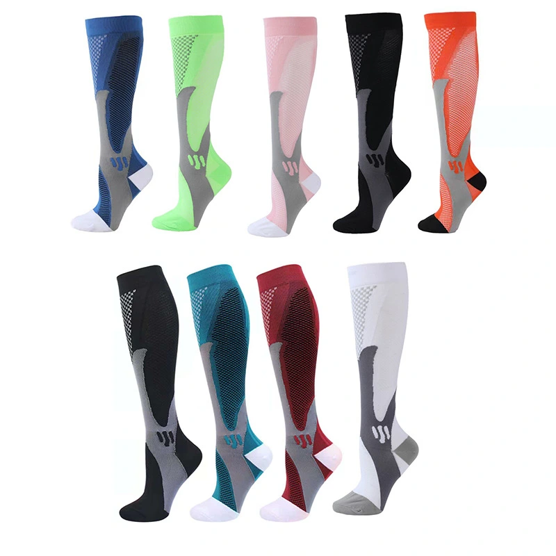 Nylon Men's And Women's Sports Muscle Strength Outdoor Football Compression Socks