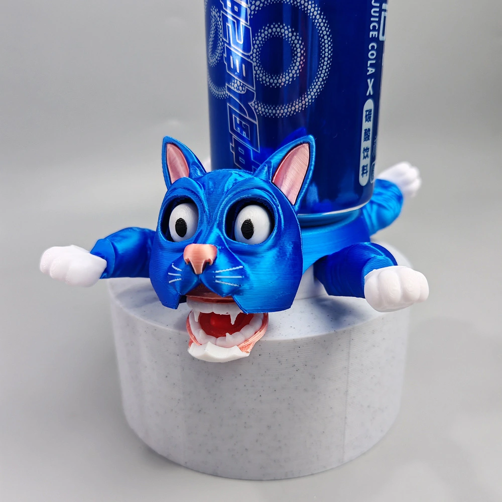 3d Printing Cat Coaster New Funny Press Stare