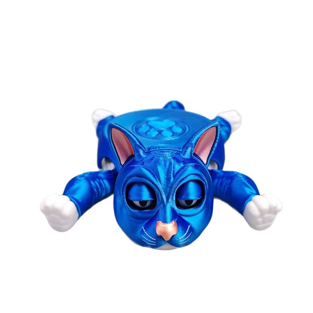 3d Printing Cat Coaster New Funny Press Stare
