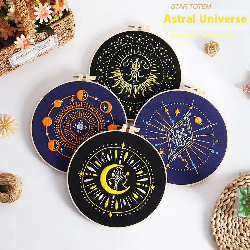 Star Planet Embroidery Handmade Diy Material Package Kit