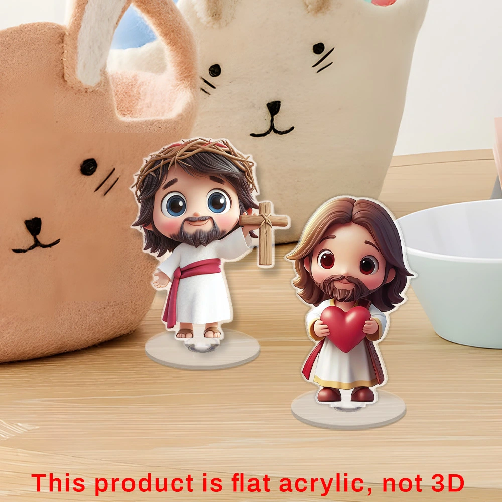 Acrylic 360-degree Rotating Desktop Decoration