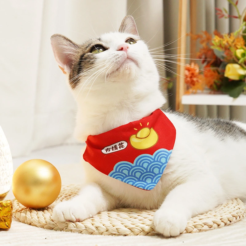 Adjustable Triangular Binder Decorations Pet Scarf Bib Supplies
