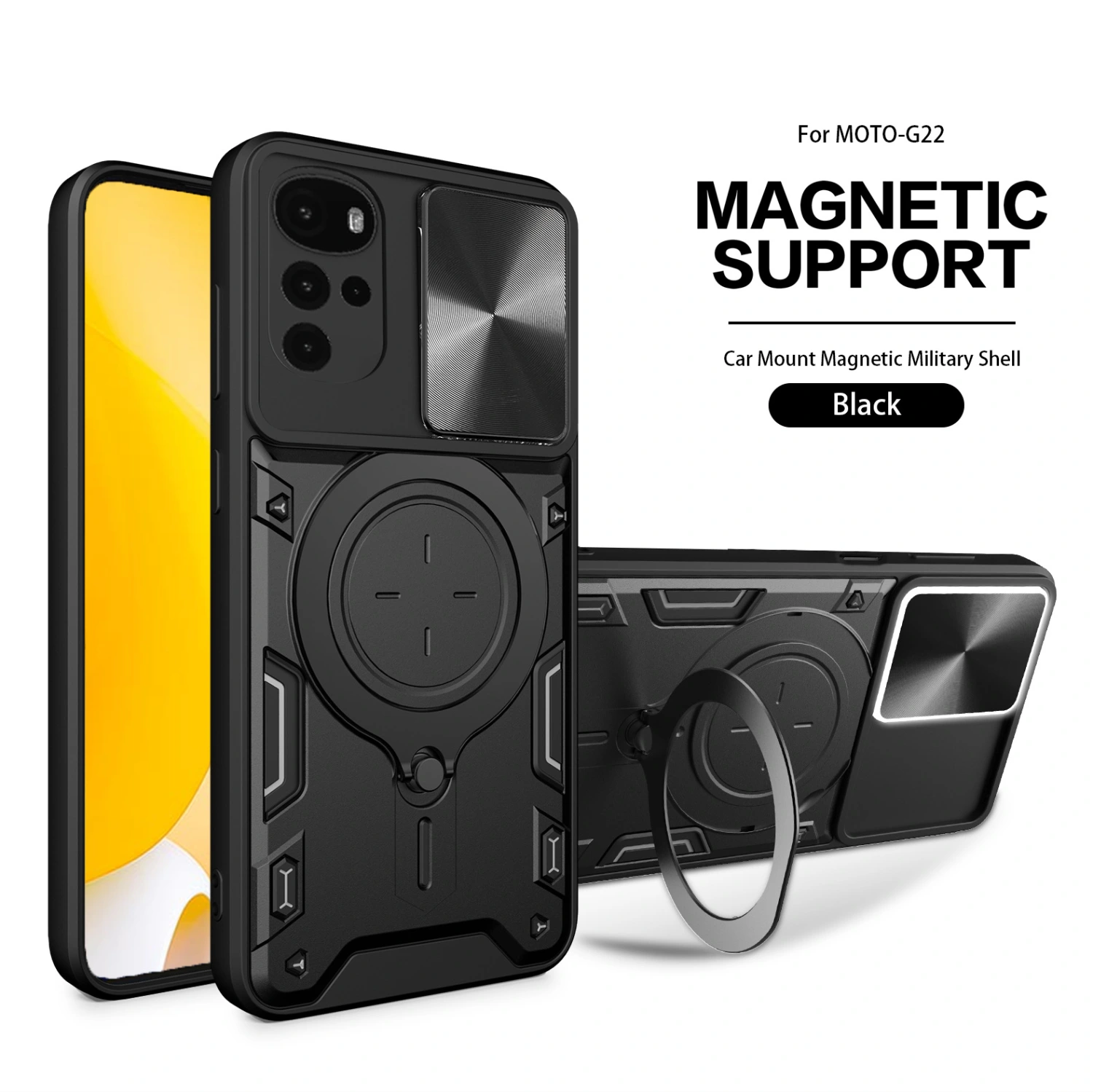 Bracket Sliding Window Phone Case