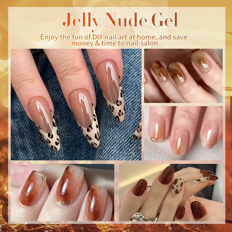 Nail Polish Transparent Color UV Polish Jelly Phototherapy Plastic