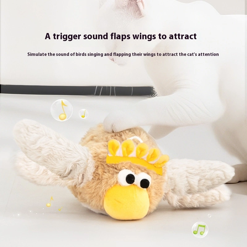 Cat Shaking Kincho Electric Plush Sound Toy