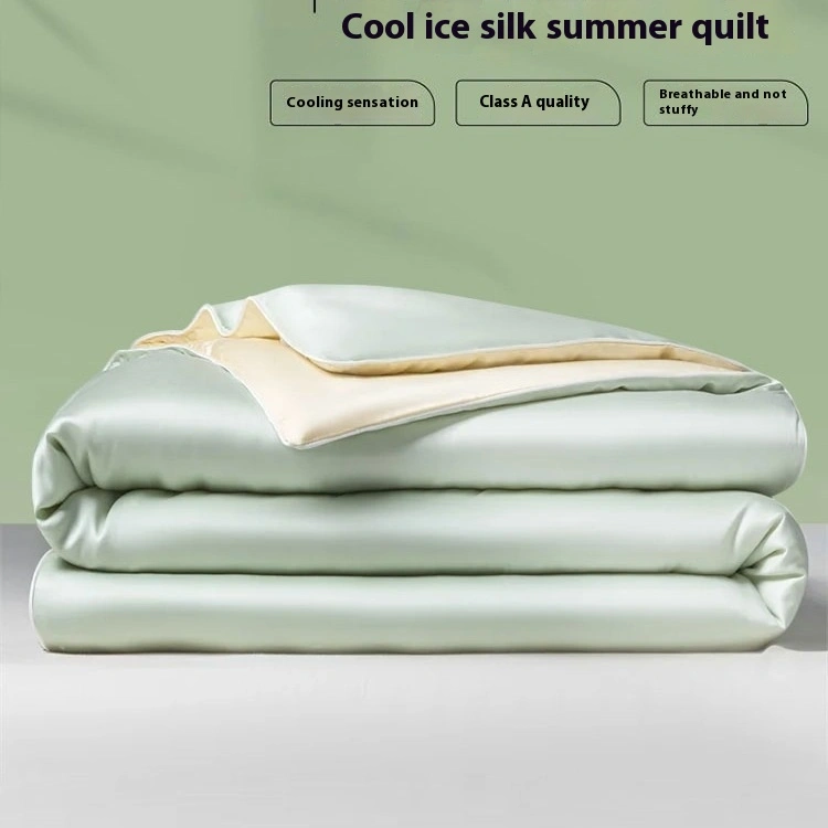 Cool Ice Silk Summer Blanket Four-piece Set