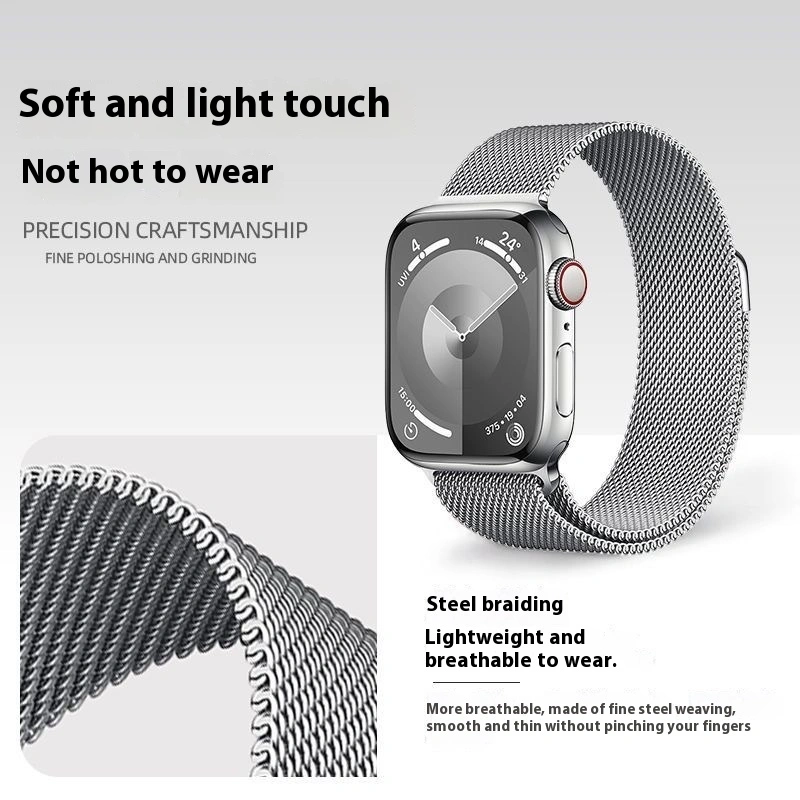 Milanis Magnetic Strap Stainless Steel Metal