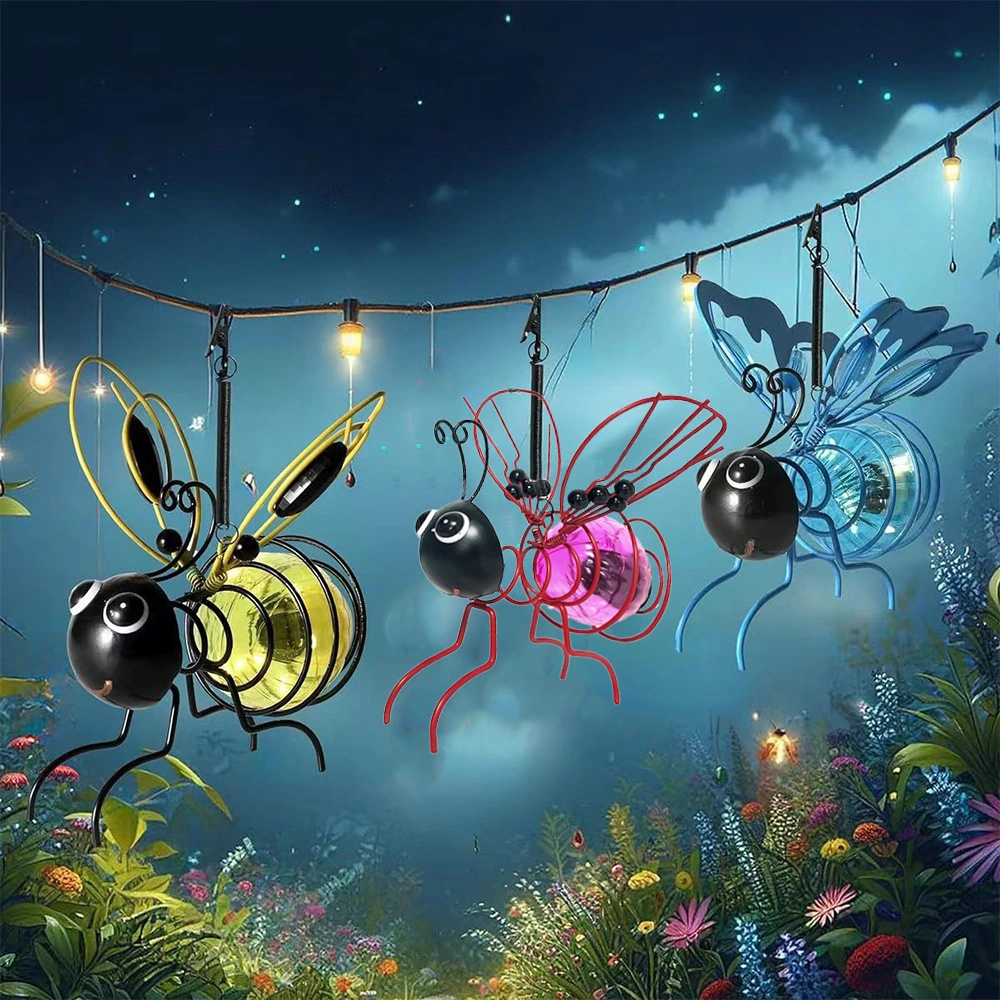 Hanging Kweichow Moutai Luminous Simulation Insect Garden Decoration Ornaments