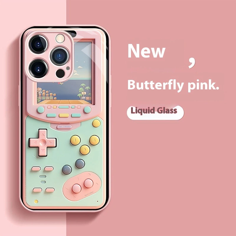 Phone Case Drop-resistant Glass Shell