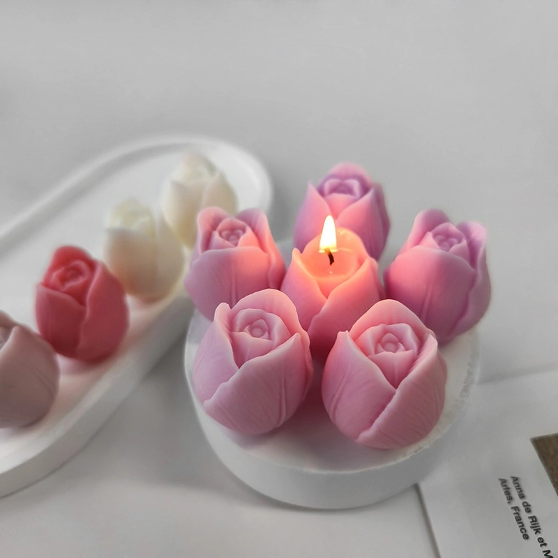 Tulip Candle Mould DIY Flower Fragrant Stone