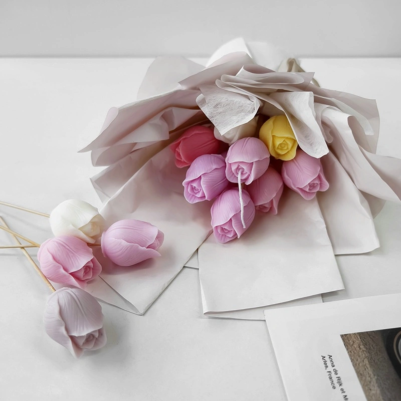 Tulip Candle Mould DIY Flower Fragrant Stone