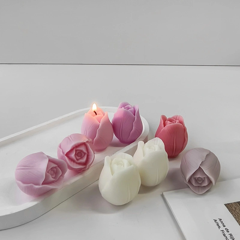 Tulip Candle Mould DIY Flower Fragrant Stone