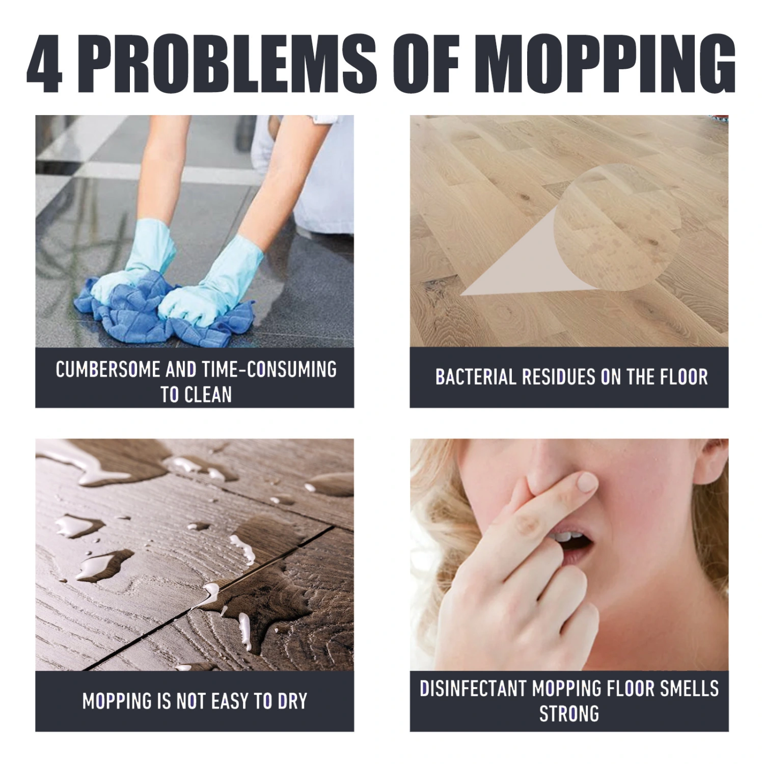 Jakehoe Floor Cleaner Wooden Floor Marble Floor Strong