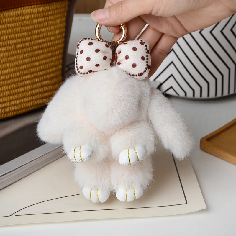 Cartoon Plush Bunny Keychain Pendant