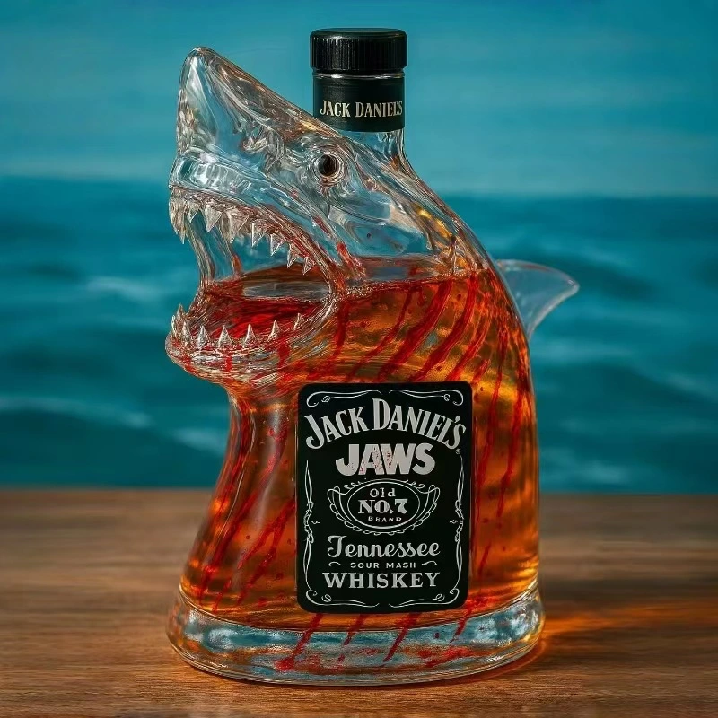 Animal Whiskey Wine Decanter Glass