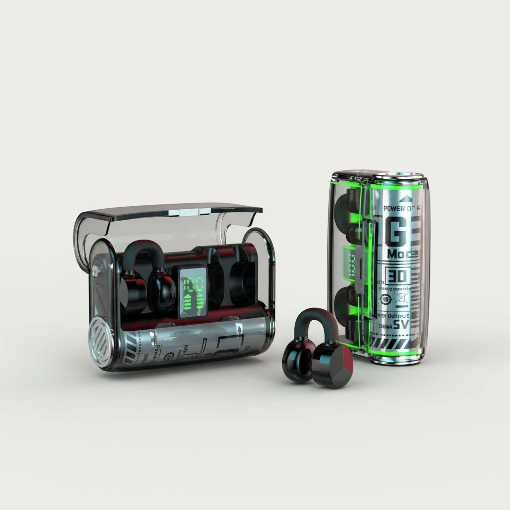 G3 Wireless Bluetooth Headset Cool Transparent Cabin Noise Reduction