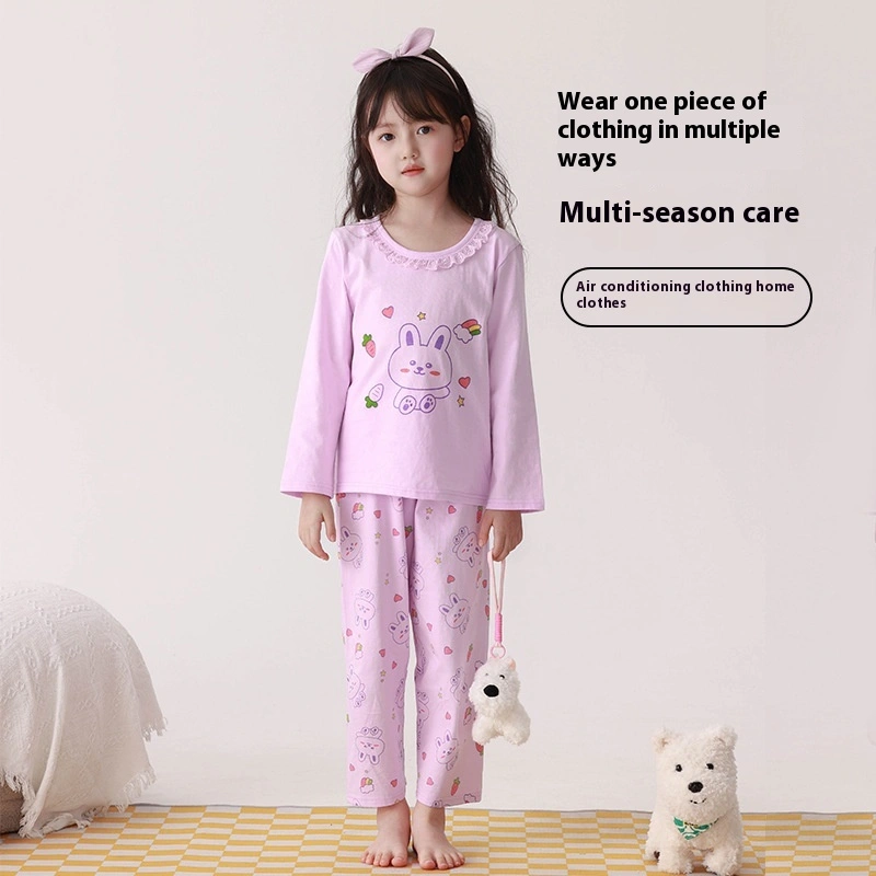 Girls Cute Pajamas Children New Homewear Suit