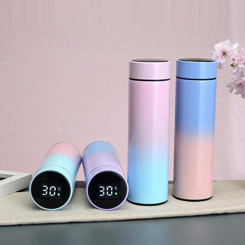 Intelligent Gradient Color Temperature 304 Stainless Steel Vacuum Cup