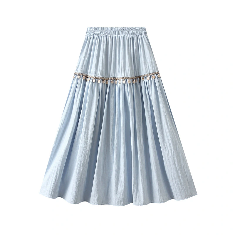 Bohemian Vacation Style Embroidered Skirt