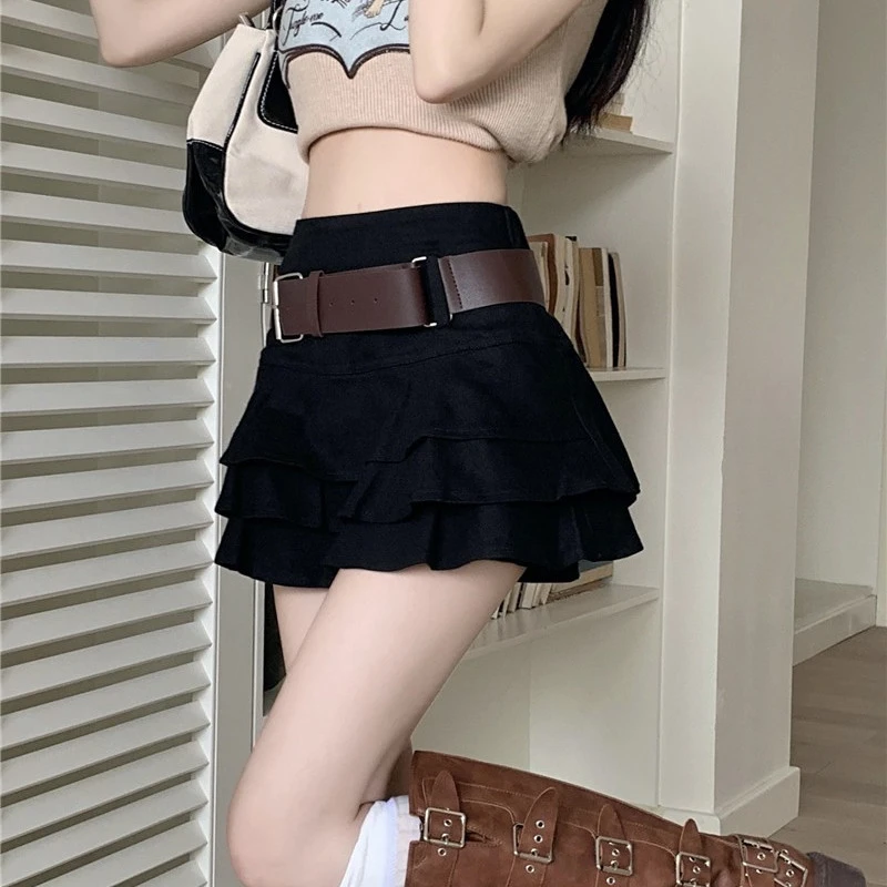 Hot Girl Style Tiered Skirt Female Spring And Summer Dopamine