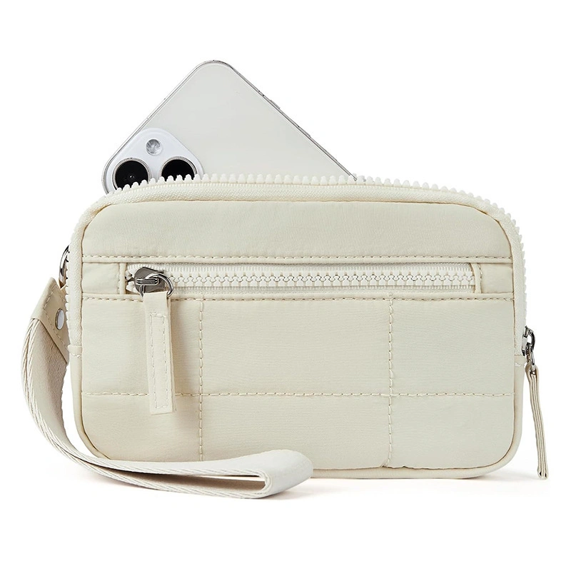Women's Wristband Wallet Nylon Quilted