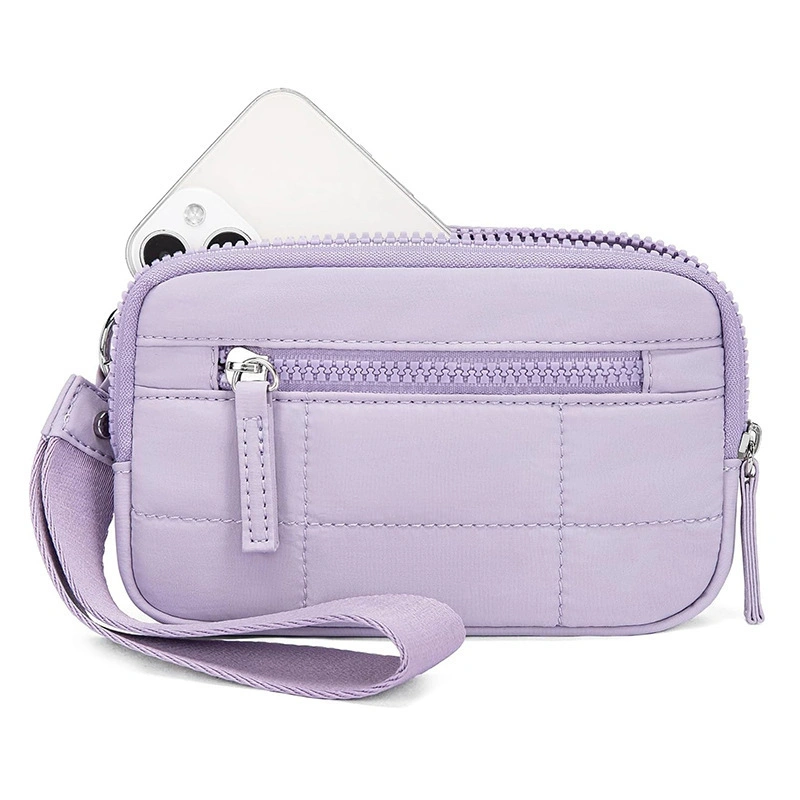 Women's Wristband Wallet Nylon Quilted