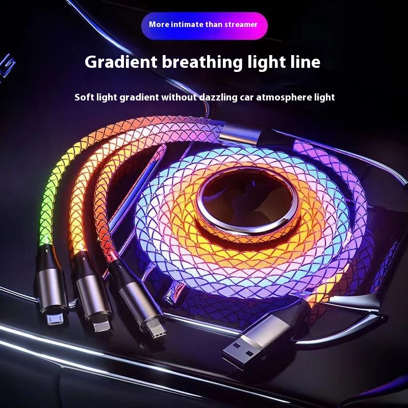 Colorful RGB One-to-three Streamer 66W Data Cable