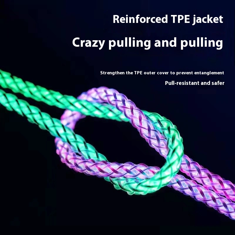 Colorful RGB One-to-three Streamer 66W Data Cable