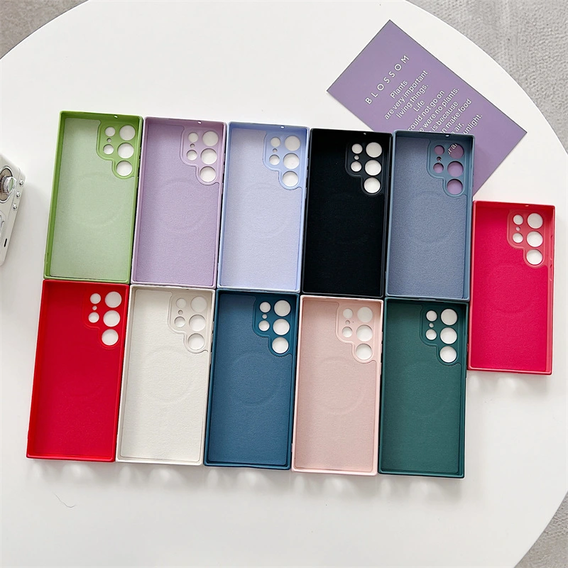 S23ultra Magnetic Phone Case Fine Hole
