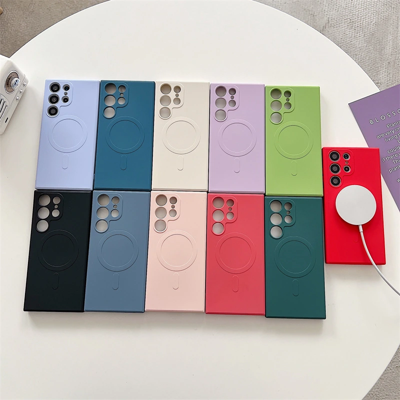 S23ultra Magnetic Phone Case Fine Hole