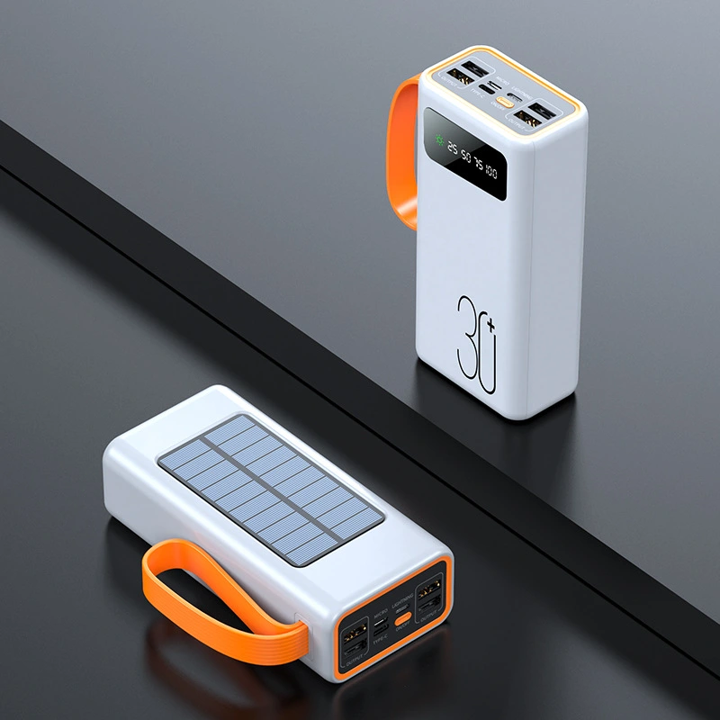Power Bank Super Capacity Solar Outdoor Portable Camping Backup Mobile