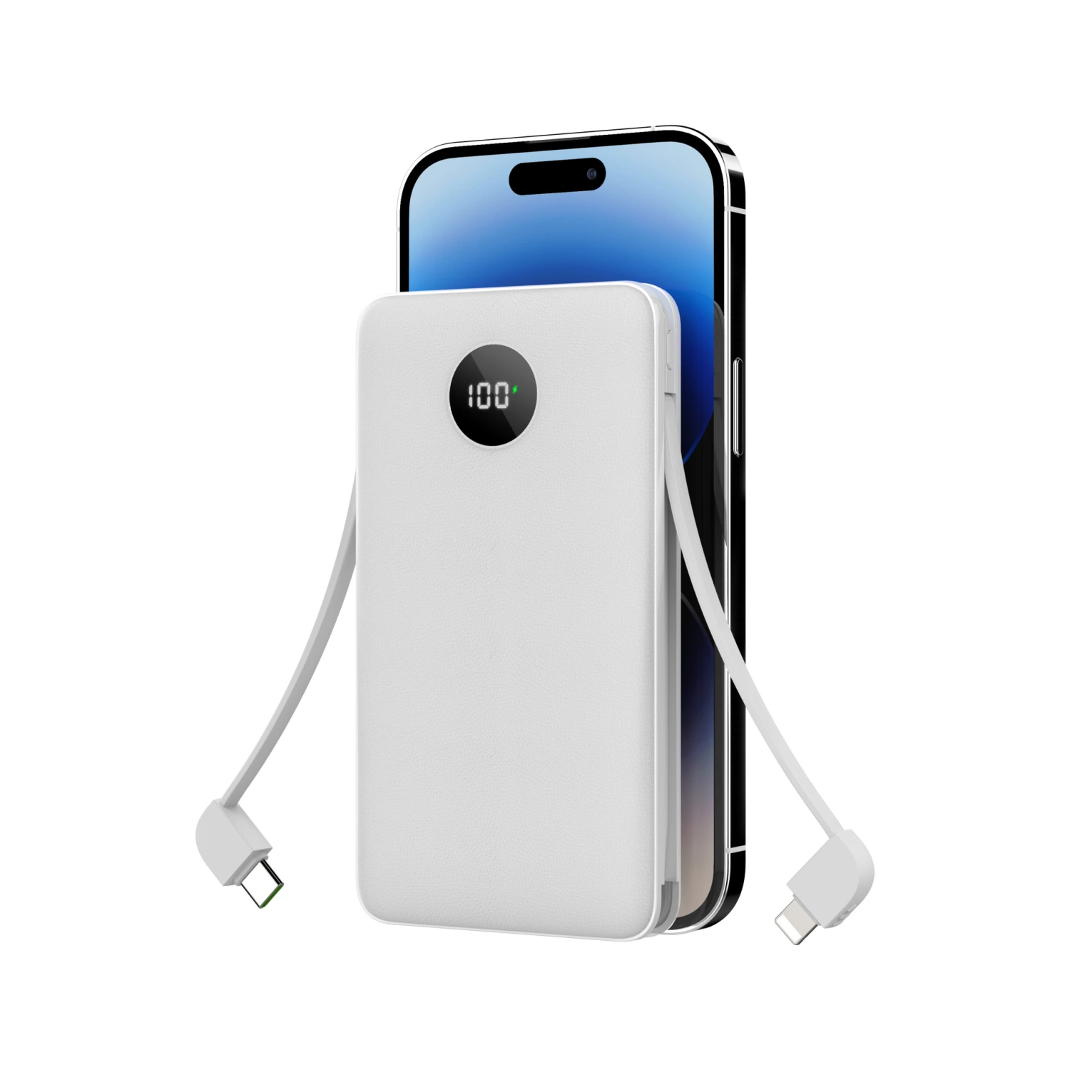 Digital Display Comes With Two-wire Two-way Fast Charge Power Bank