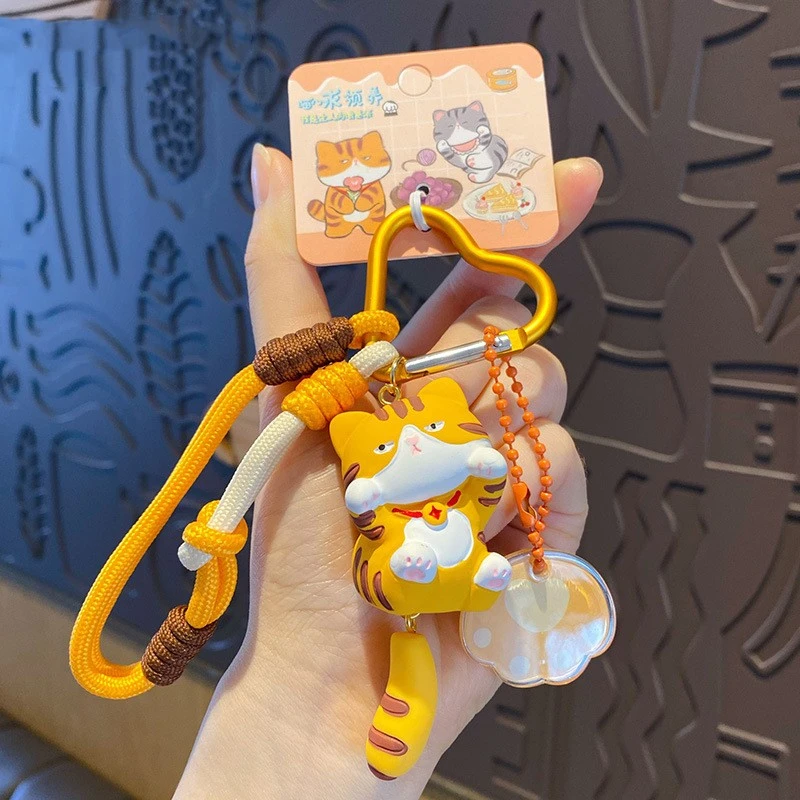 Creative Portable Cartoon Cat Keychain
