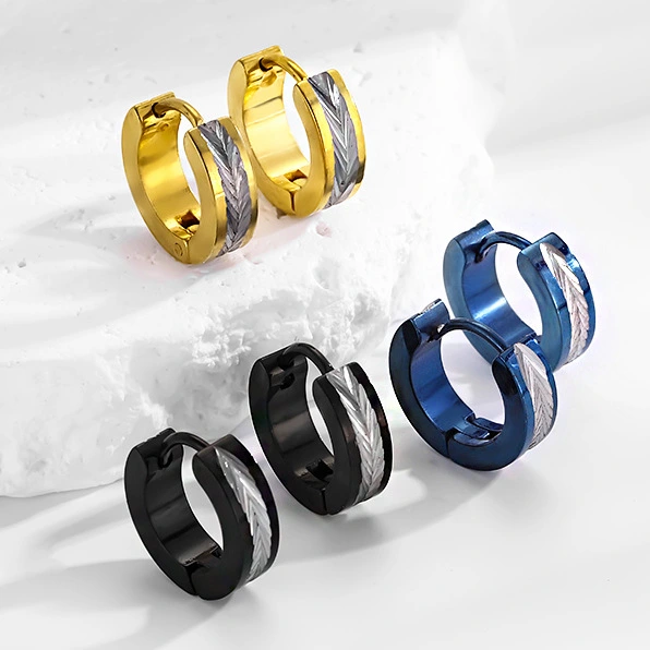 Stainless Steel Earrings Ear Flowers Become Fashionable And Classic