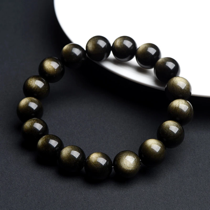 Fashion Personality Natural Eyes Obsidian Bracelet