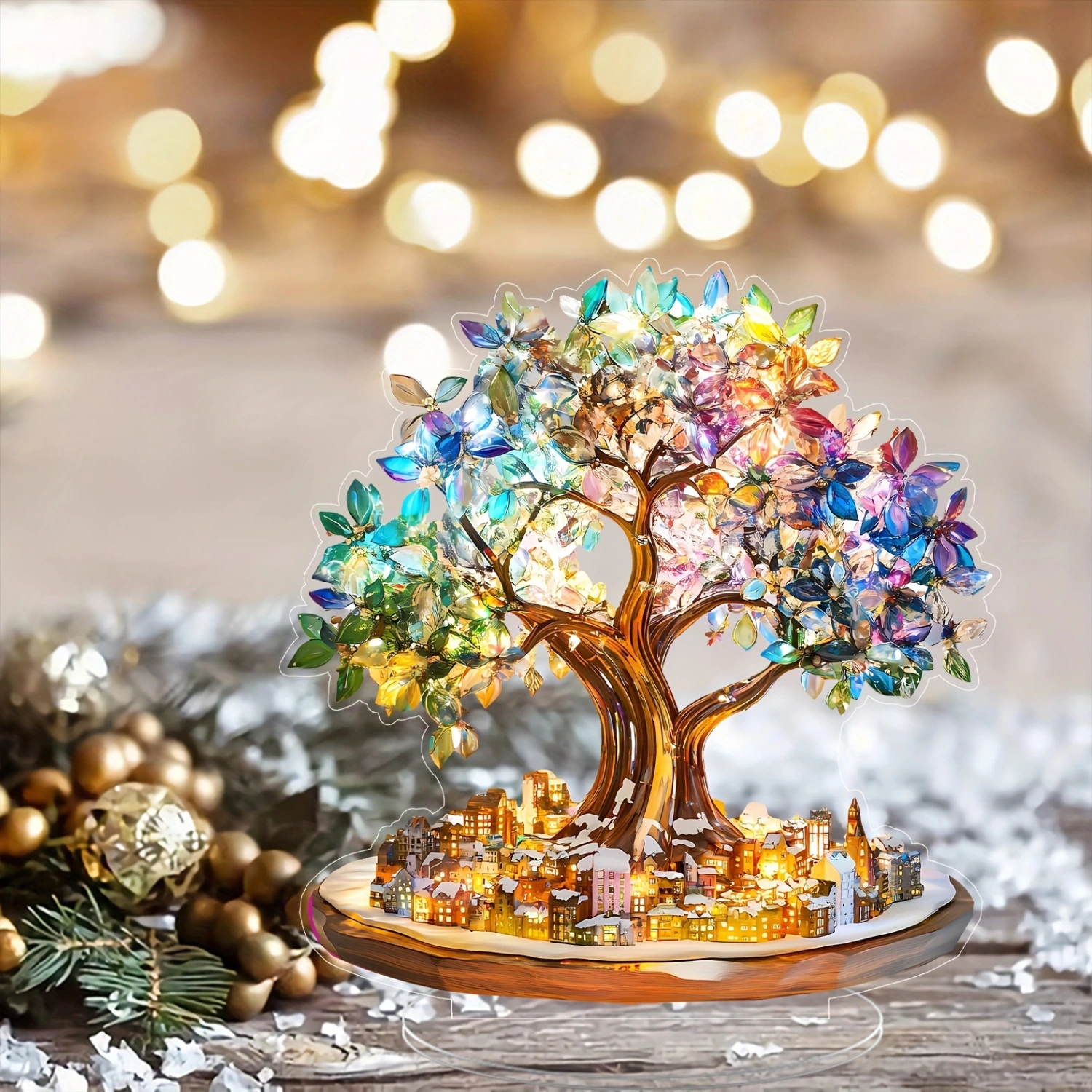 Tree Of Life Gem Toy Gift Decoration