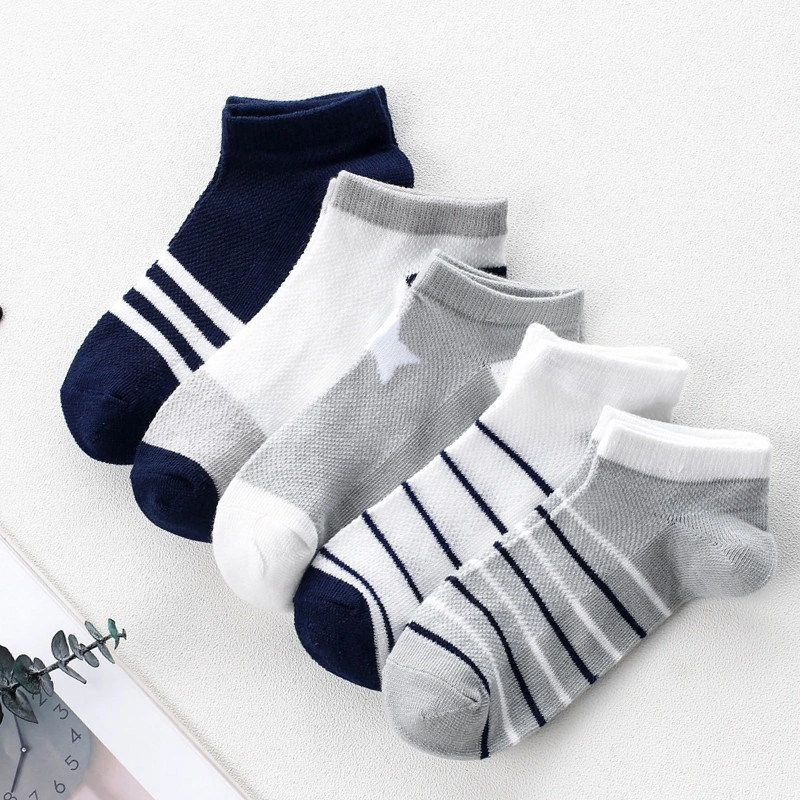 Children's Socks, Spring And Summer Thin Cotton Socks, Mid Tube Socks