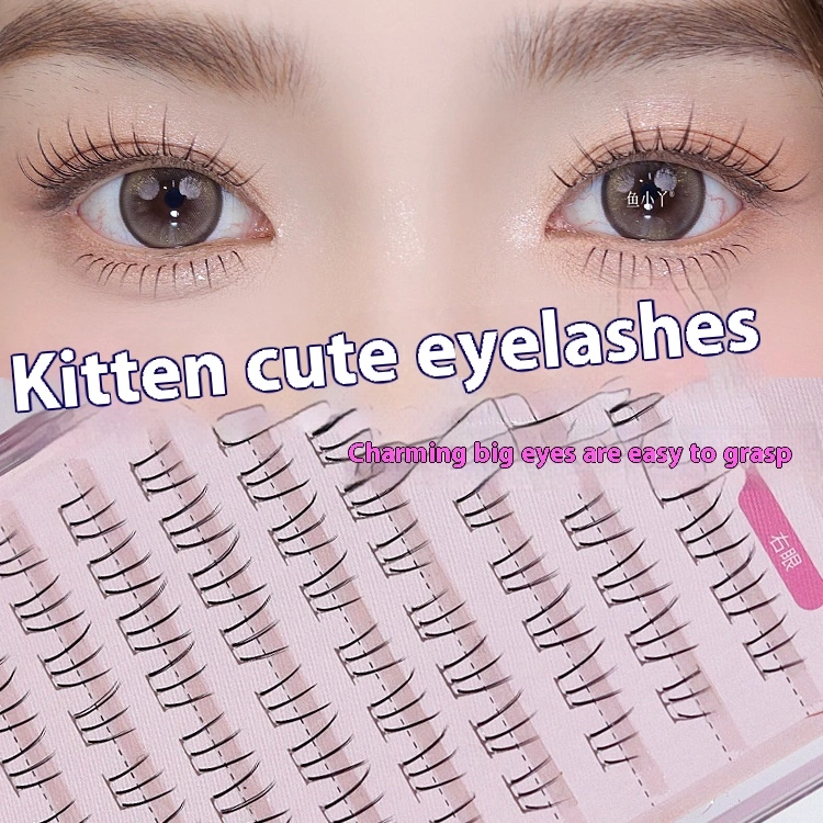 Kitten's Paw Lower Eyelashes Large Capacity Segmented Sheer Root Natural Pure Lazy Comic Eyelash