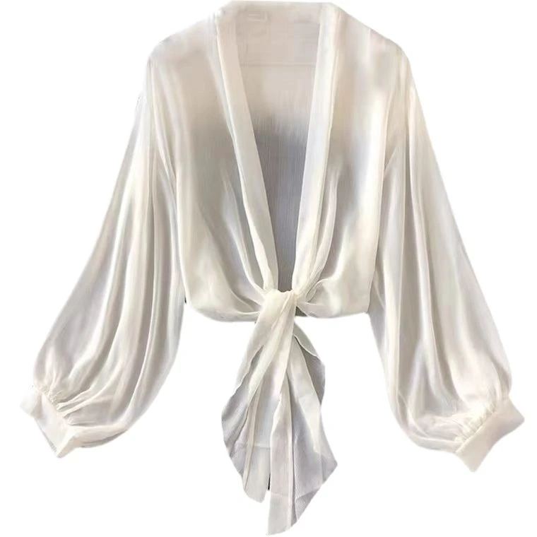 Support Outer Wear UV-proof Thin Breathable Ice Silk All-matching