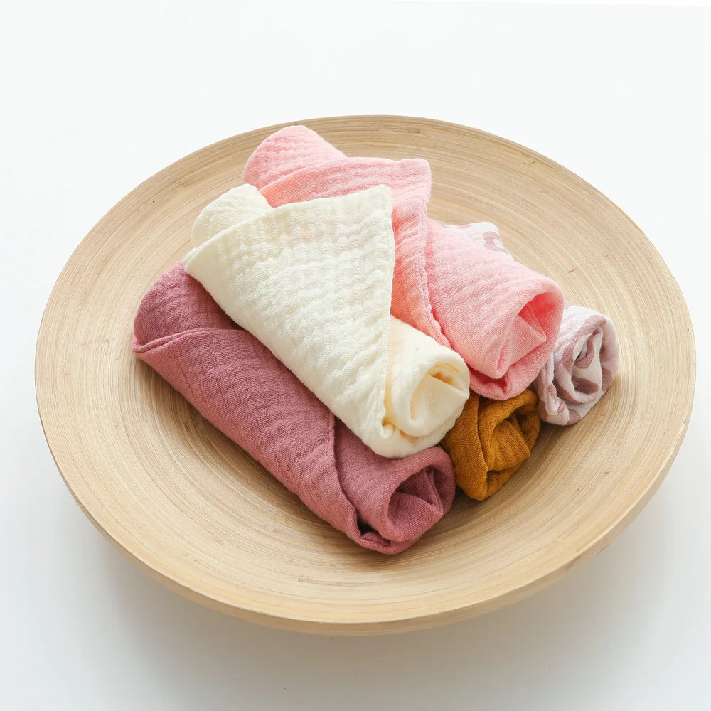 Crepe Baby Gauze Saliva Towel Suit