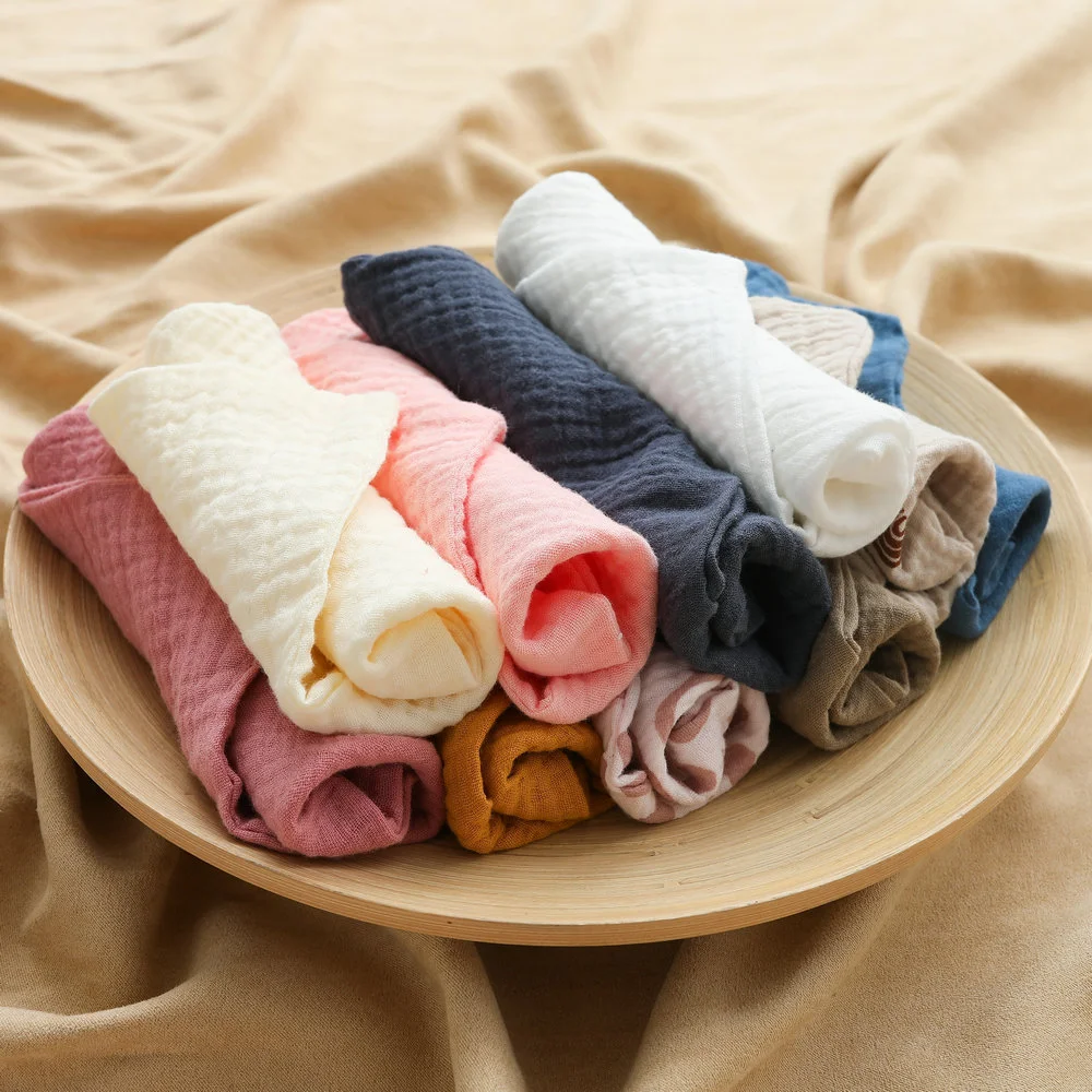 Crepe Baby Gauze Saliva Towel Suit