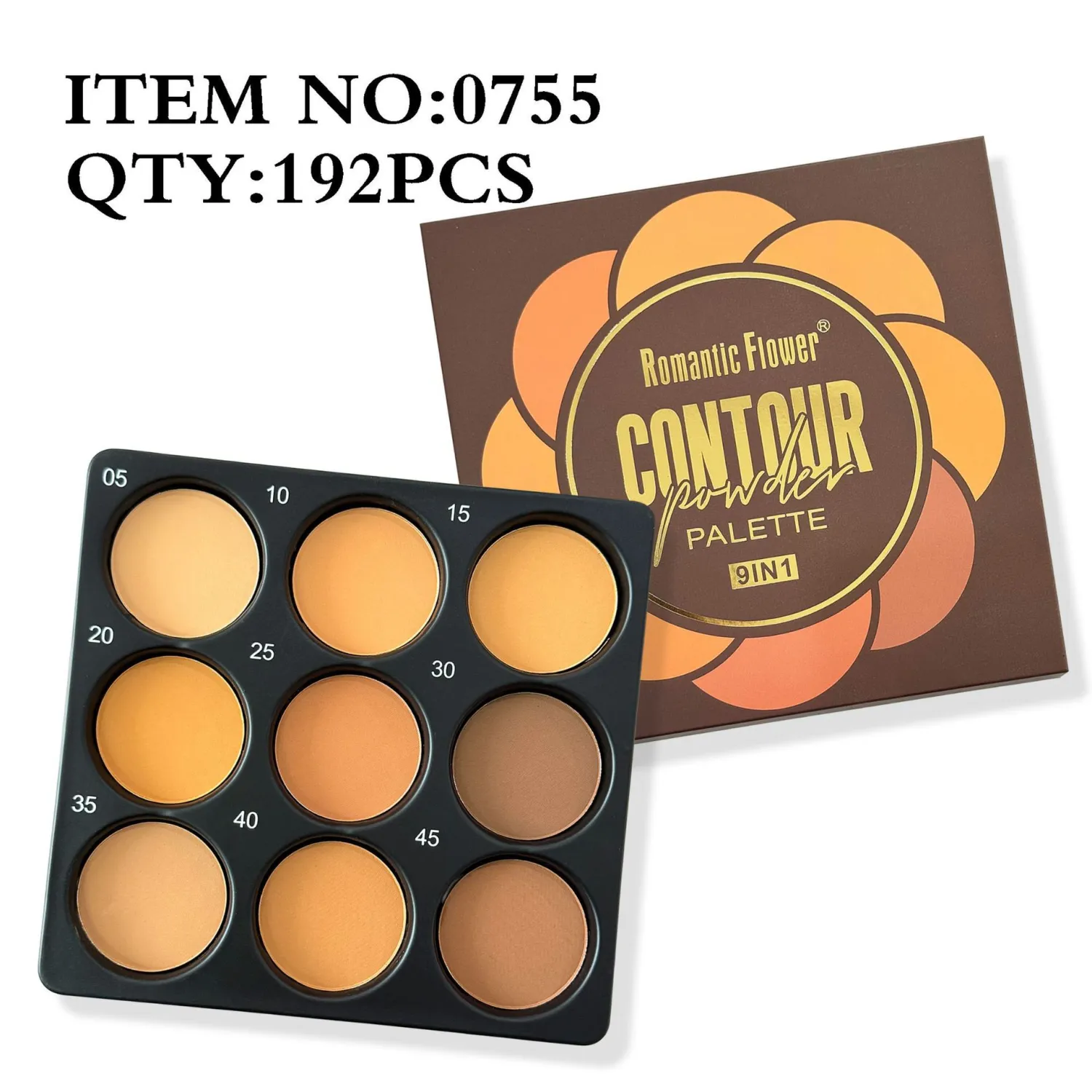 9 Colors Dark Matte Waterproof Long-lasting Natural Makeup Palette