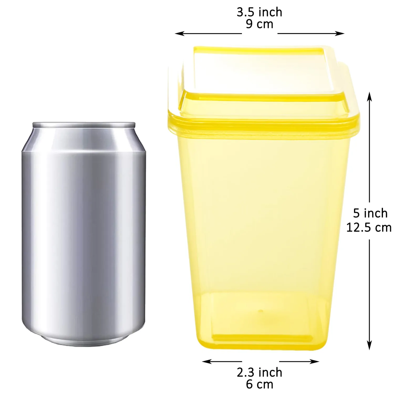 Youngever 7 Sets Plastic Parfait Cups with Lids and Inserts, Reusable Yogurt Cups - Spill and Leak Proof (Large 12 Ounce)