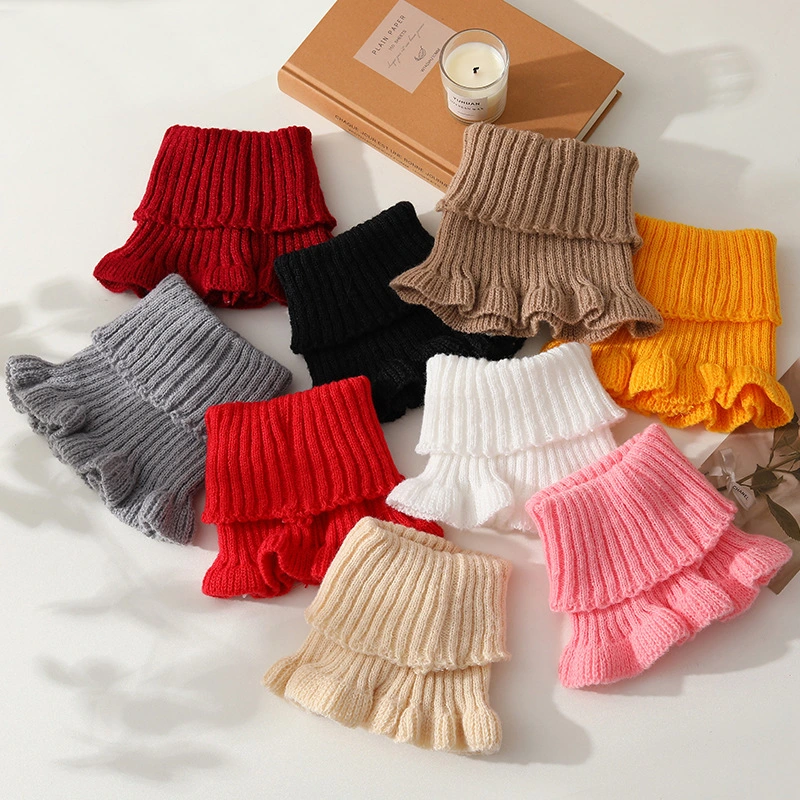 Autumn And Winter Women's New Knitted Pullover Scarf Warm