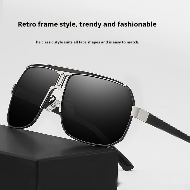 Sunglasses Male Driver Driving Sunglasses Stylish Large Frame