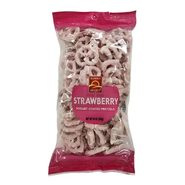 Sunny Select, Strawberry Yogurt Coated Pretzels, 10 Ounce