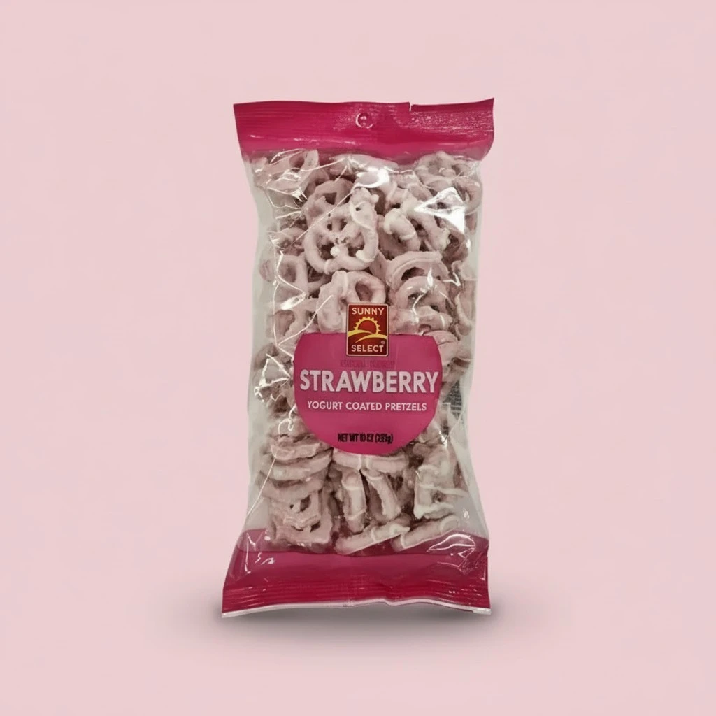 Sunny Select, Strawberry Yogurt Coated Pretzels, 10 Ounce