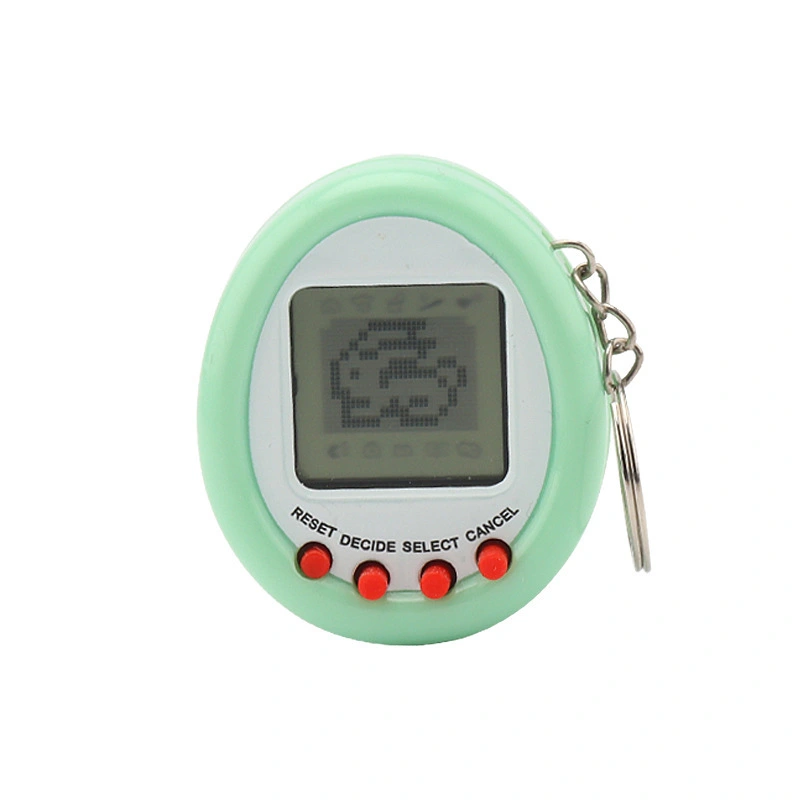 Mini Electronic Pet Machine Keychain Virtual Elf Developing Game Machine